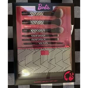 Barbie Classic Brush Gift Set with Make Up Pouch / NEW IN BOX